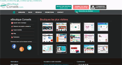 Desktop Screenshot of eboutique-conseils.com