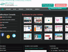 Tablet Screenshot of eboutique-conseils.com